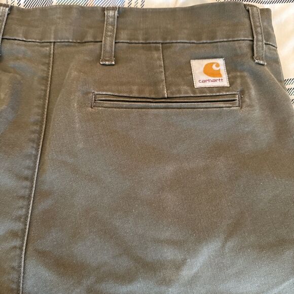 Carhartt WIP Work In Progress Sid Pant Green Chino | Men's 32W x 32L - Picture 11 of 12